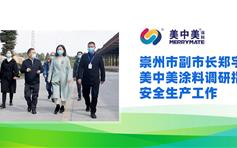 崇州市副市长郑宇莅临美中美涂料调研指导安全生产工作